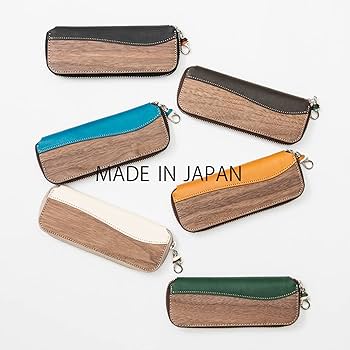 Amazon | Zip pen case ペンケース メンズ レディース 本革 天然